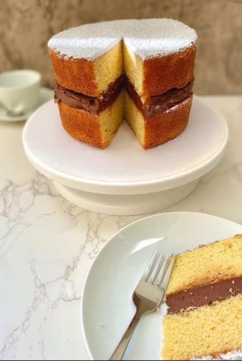 Chocolate Victoria Sponge Cake Chocolate Victoria Sponge Cake