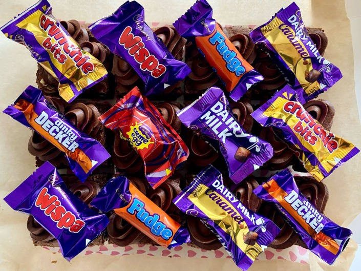 Heroes individual triple chocolate brownies Heroes individual triple chocolate brownies