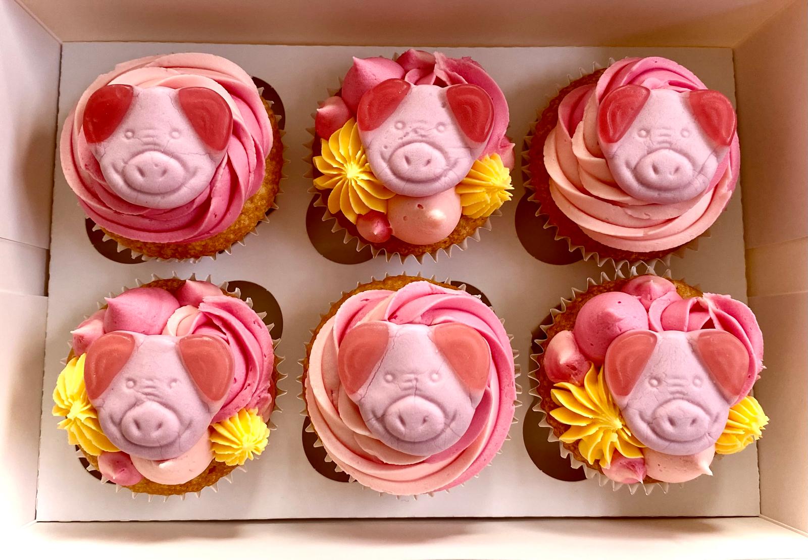 Percy Pig Cupcakes Percy Pig Cupcakes
