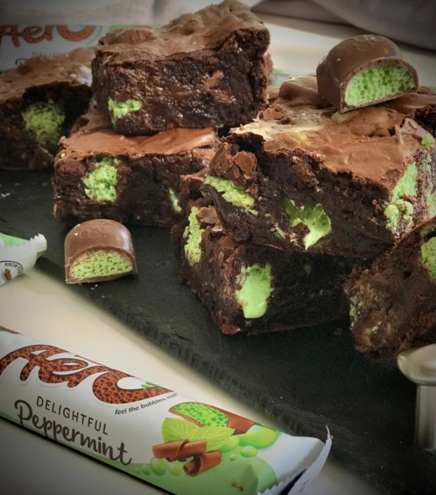 Mint Areo Brownies