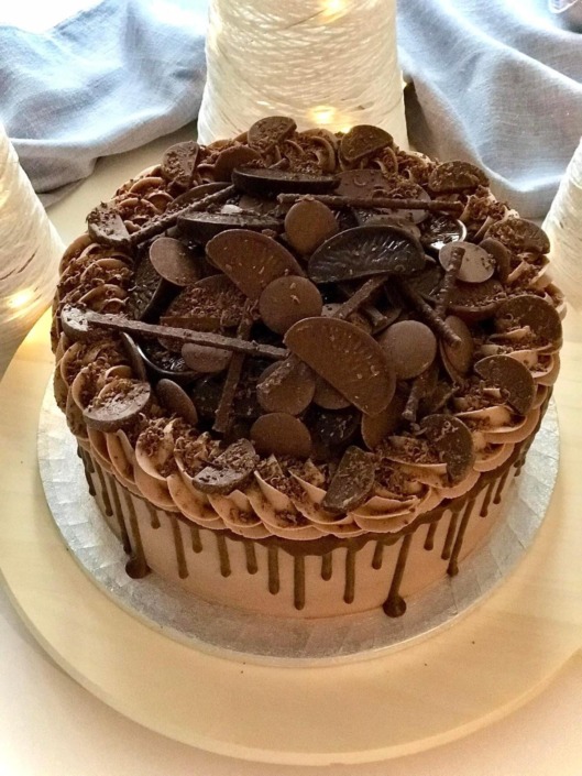 Chocolate Orange drip cake