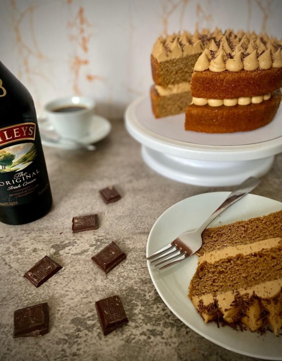 Coffee and Baileys cake