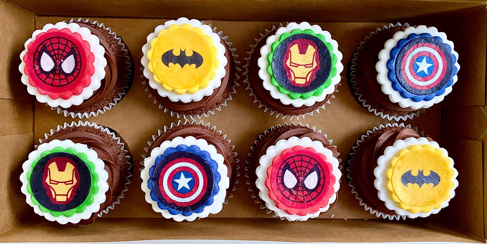 Superhero Cupcakes Superhero Cupcakes