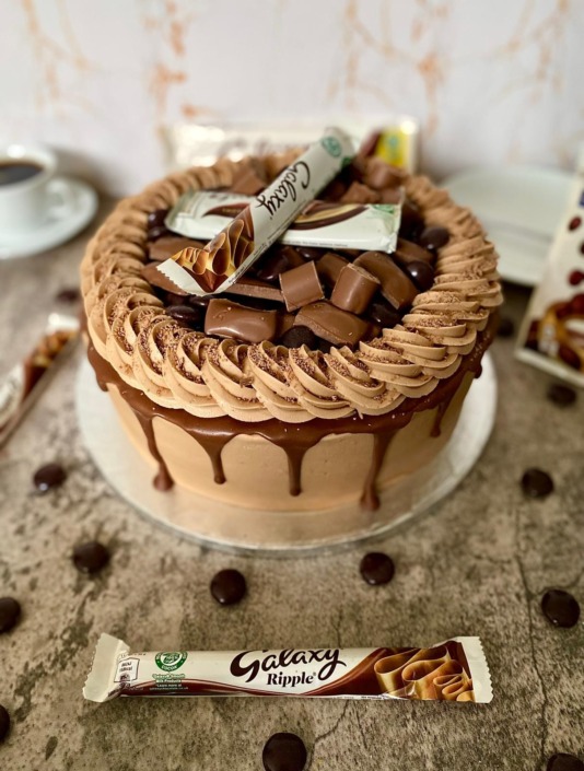 Galaxy Chocolate Cake